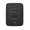 Ładowarka Sieciowa Spigen 47W 2-Porty USB-C – Czarna